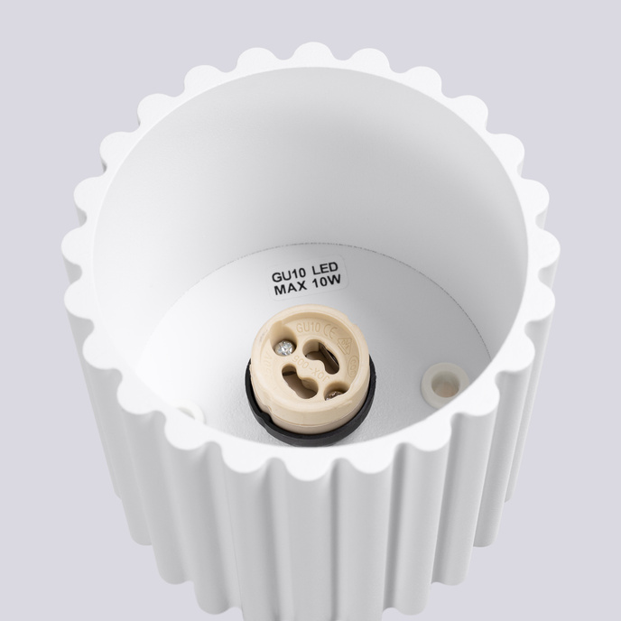 Taklampa AURA 1 vit GU10