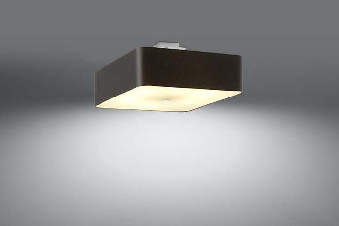 Plafond LOKKO 45 svart + 5x LED-lampa E27 4000K Kall 7,5W 650lm