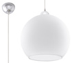 BALL taklampa vit + 1x LED-glödlampa E27 3000K varm 7,5W 620lm