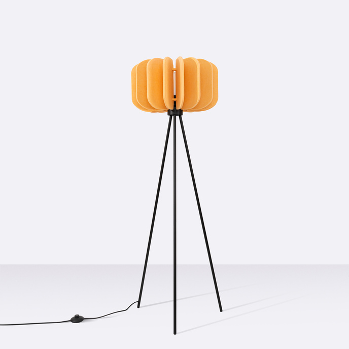 Golvlampa MULA 45 gul