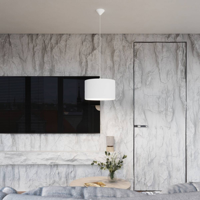 NOVA 30 taklampa vit + 1x LED-lampa E27 4000K Kall 7,5W 690lm