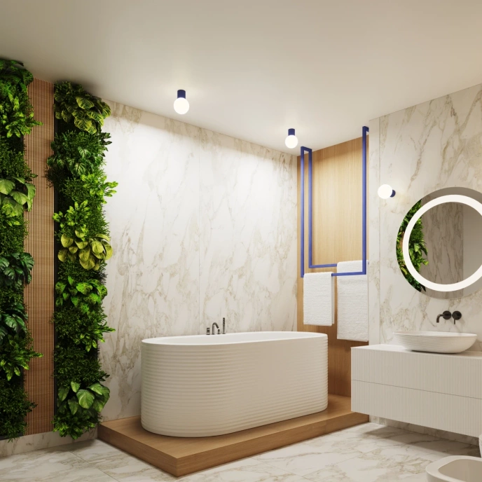 Taklampa HALO ultramarin IP44