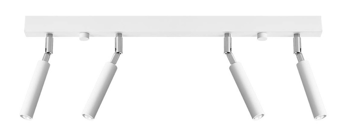 Plafond EYETECH 4 vit + 4x LED-lampa G9 4000K kall 4,5W 530lm