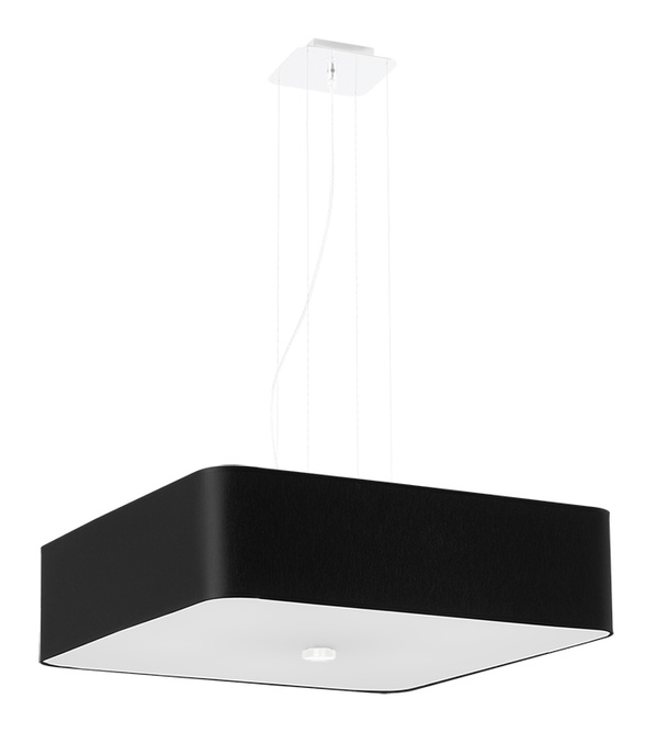 Ljuskrona LOKKO 55 svart + 5x LED-lampa E27 4000K Kall 7,5W 650lm