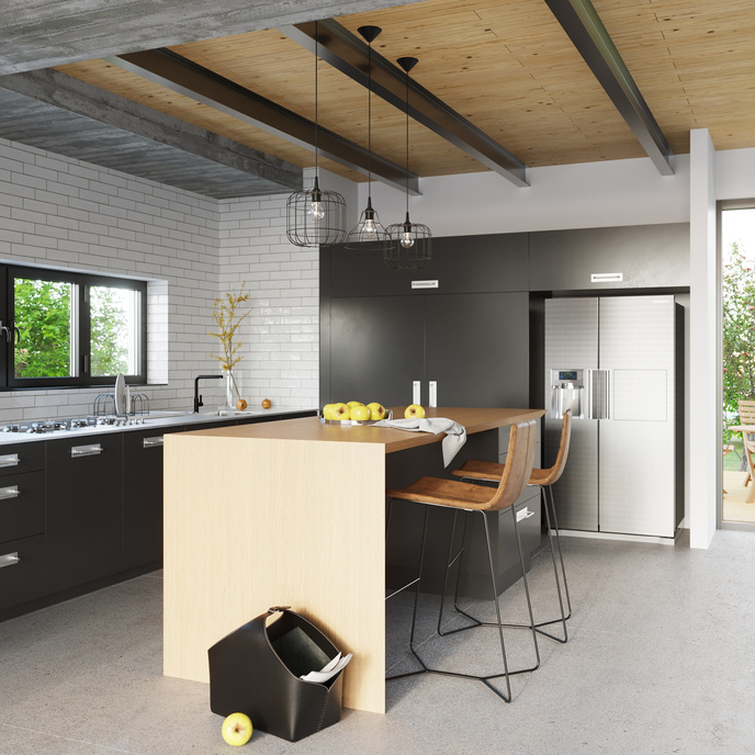 CELTA taklampa svart + 1x LED-lampa E27 3000K varm 7,5W 620lm