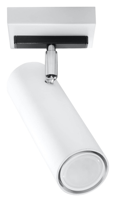 Plafond DIREZIONE 1 vit + 1x LED-lampa GU-10 3000K varm 7W 620lm