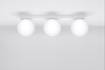 Plafond YOLI 3 vit + 3x LED-lampa G9 3000K varm 4,5W 450lm