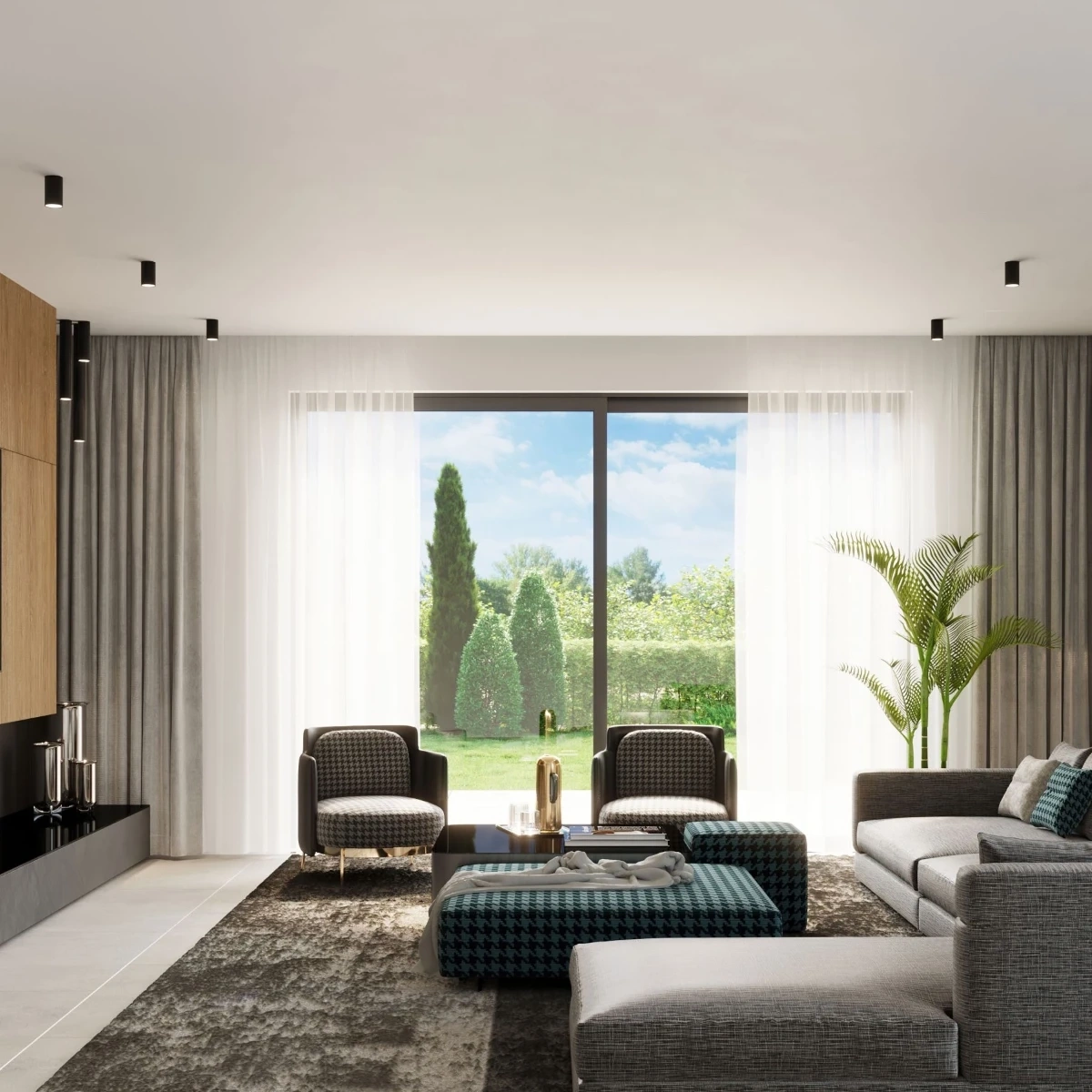 Plafond LAGOS 20 svart