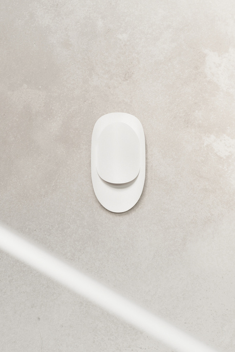 Vägglampa TEAR vit + 1x LED-glödlampa G9 3000K varm 4,5W 510lm