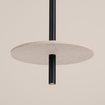 Pendellampa FELTRO 1 svart/beige