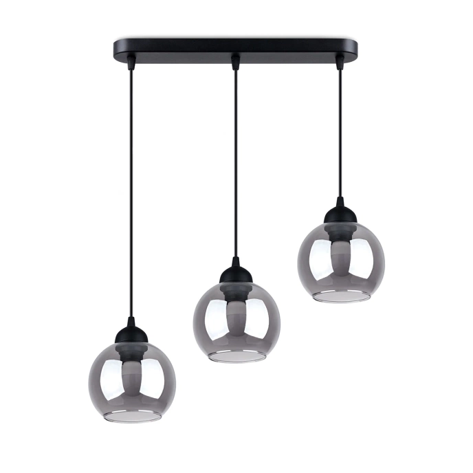 Pendel lampa ALINO 3 svart