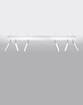 Plafond EYETECH 6 vit + 6x LED-lampa G9 4000K kall 4,5W 530lm
