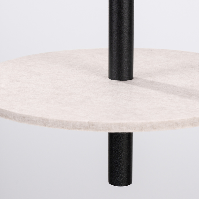 Pendellampa FELTRO 1 svart/beige