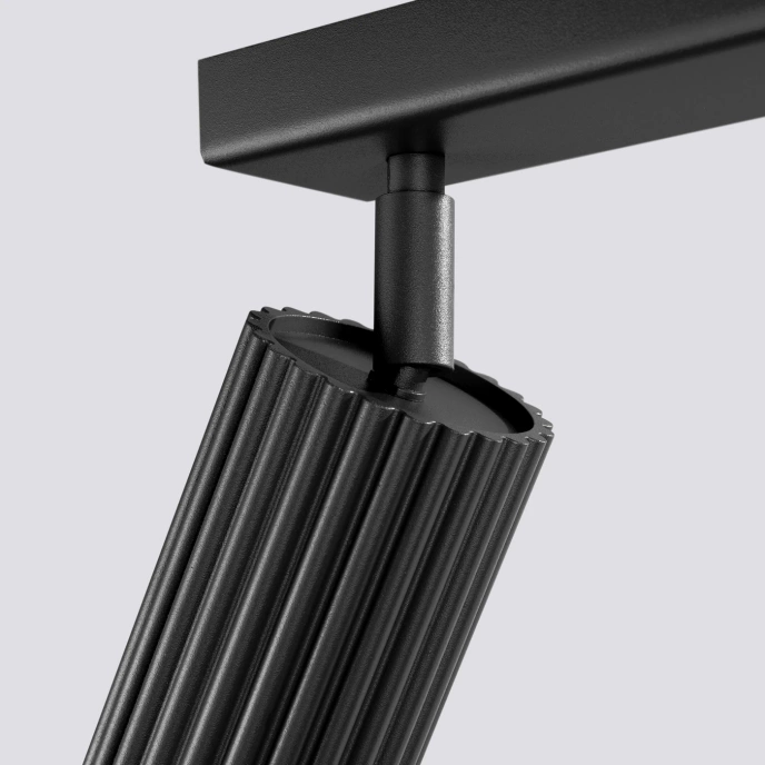 Taklampa KARBON 6L svart