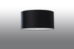 Plafond OTTO 50 svart + 5x LED-lampa E27 3000K varm 7,5W 620lm