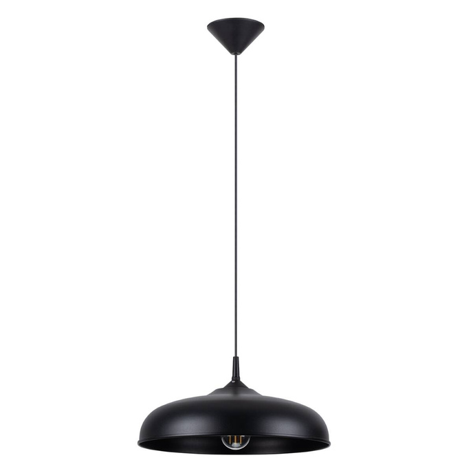 GINA taklampa svart + 1x LED-lampa E27 4000K Cold 7,5W 690lm