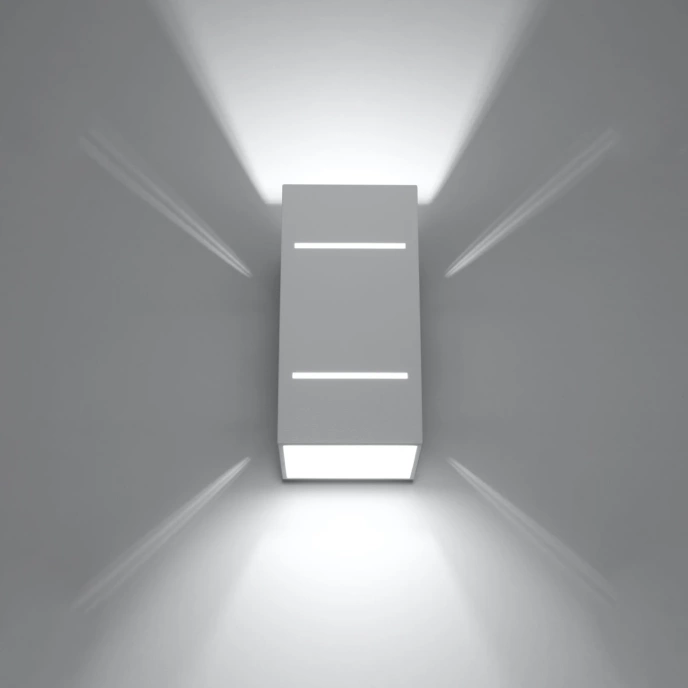 Vägglampa BLOCCO vit