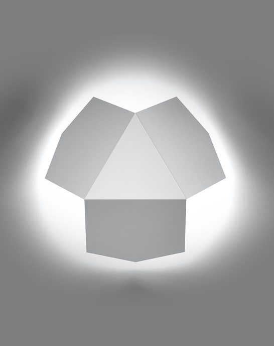 Vägglampa TRE vit + 2x LED-lampa G9 4000K kall 4,5W 530lm