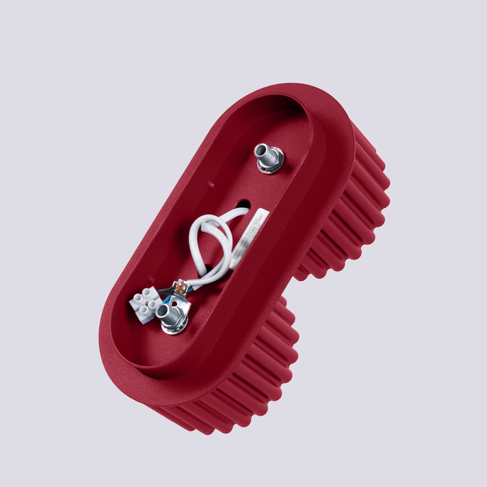 Taklampa AURA 2 burgundy Gx53