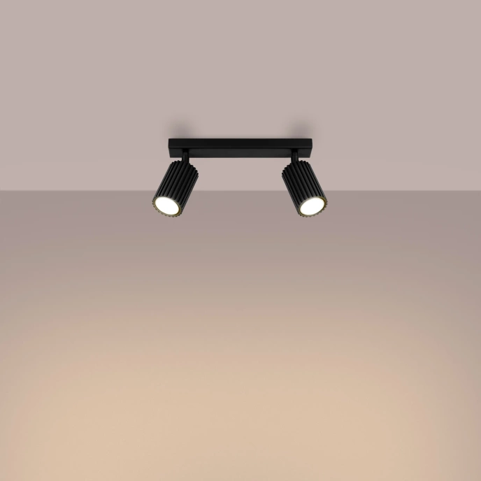 Plafond KARBON 2 svart