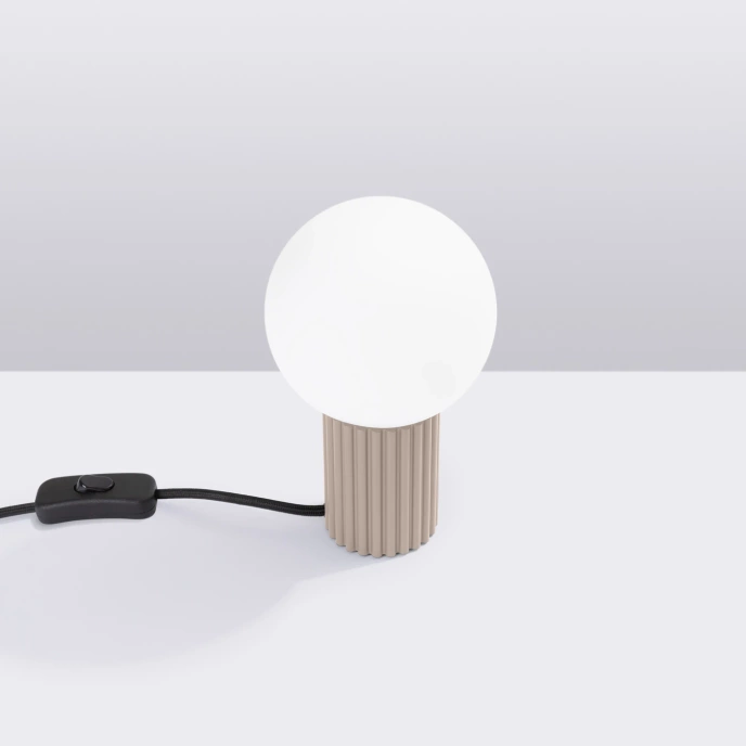 Bordslampa HALO taupe