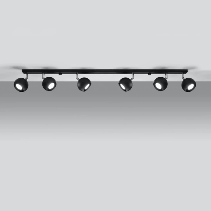 Plafond OCULARE 6L svart