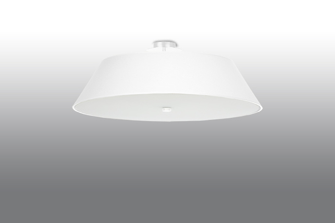 Plafond VEGA 70 vit + 5x LED-lampa E27 4000K kall 7,5W 650lm