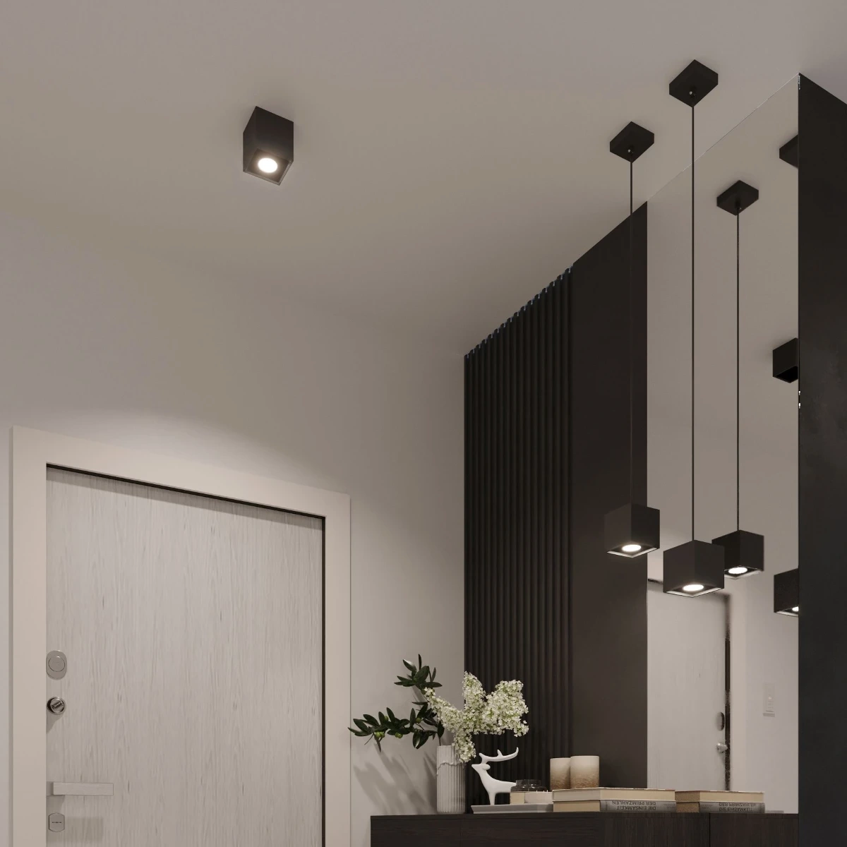 Plafond QUAD 1 svart