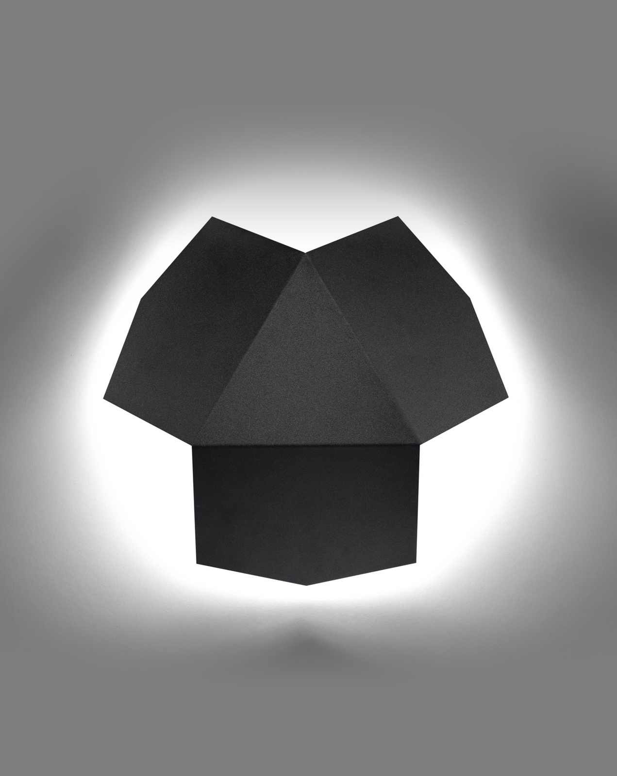 Vägglampa TRE svart + 2x LED-lampa G9 3000K varm 4,5W 510lm