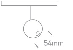 NOXE 1 svart LED 3000K 7W 560lm