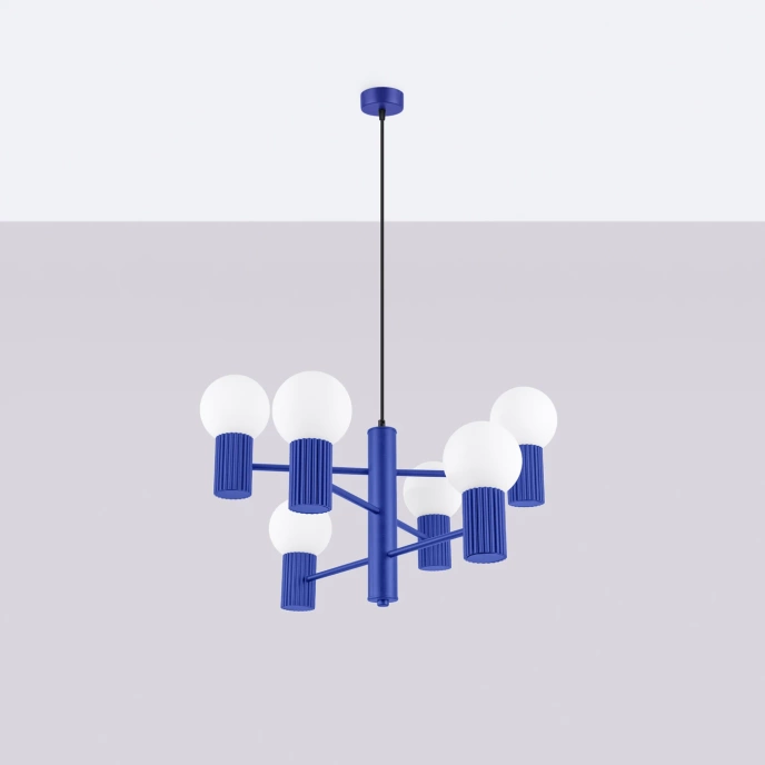 Ljuskrona HALO 6 ultramarin