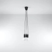 Pendel lampa DIEGO 3 svart