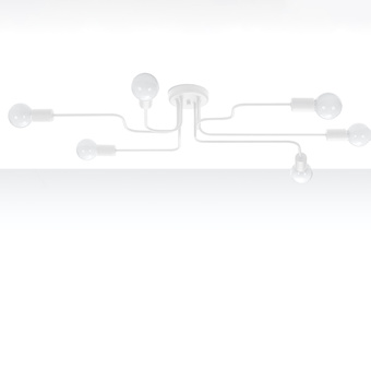 Ljuskrona VECTOR 6 vit