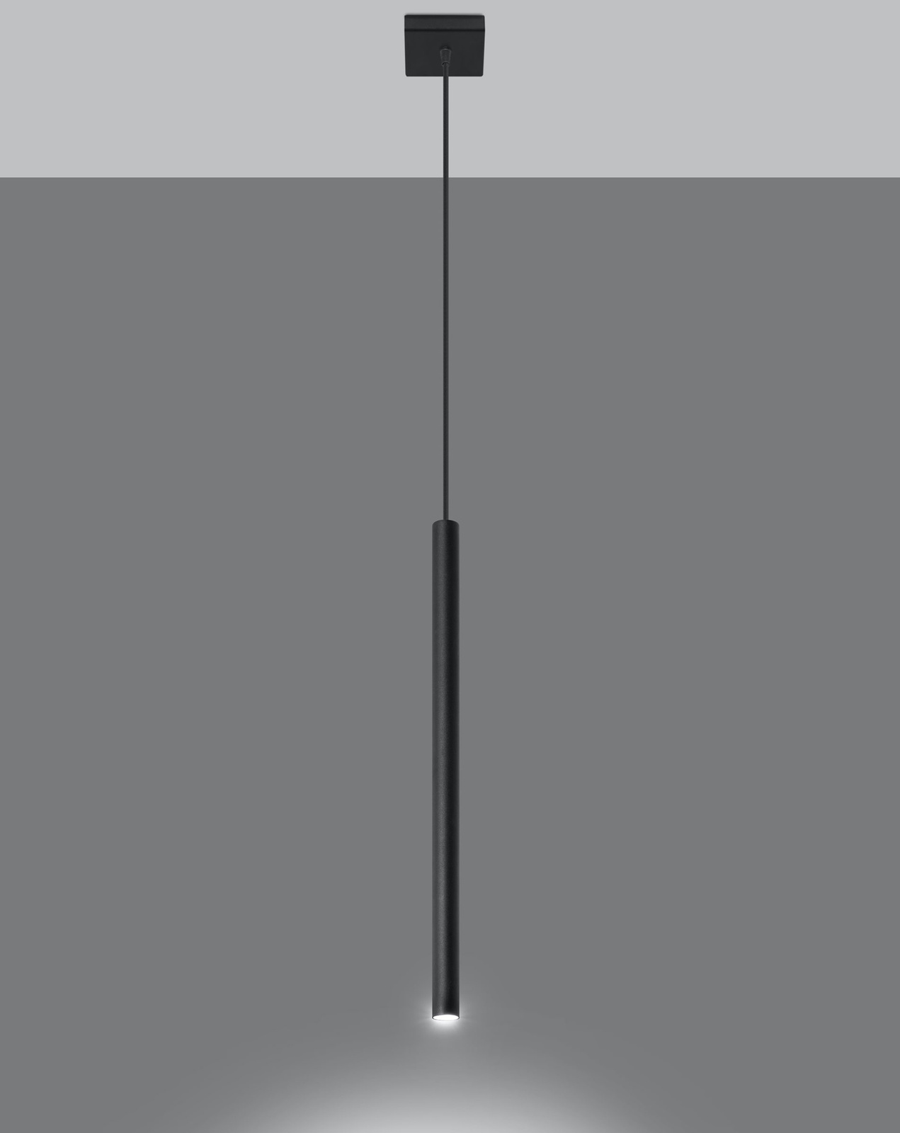 PASTELO 1 taklampa svart + 1x LED-lampa G9 4000K kall 4,5W 530lm