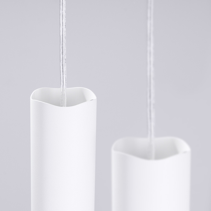 LIRO 3P taklampa vit + 3X LED-lampa GU-10 3000K varm 7W 510lm