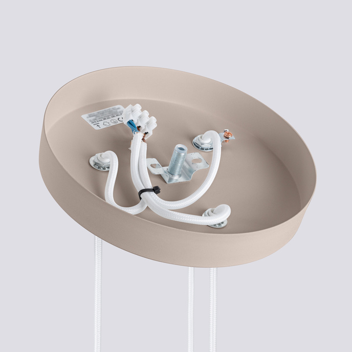 Pendellampa KARBON 3P taupe