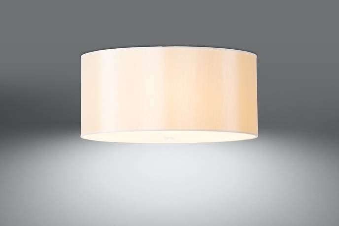 Plafond OTTO 60 vit + 5x LED-lampa E27 4000K Kall 7,5W 650lm