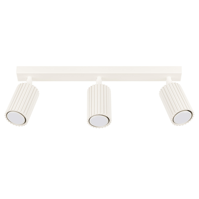 Plafond KARBON 3L beige + 3x LED-lampa GU-10 3000K varm 7W 510lm