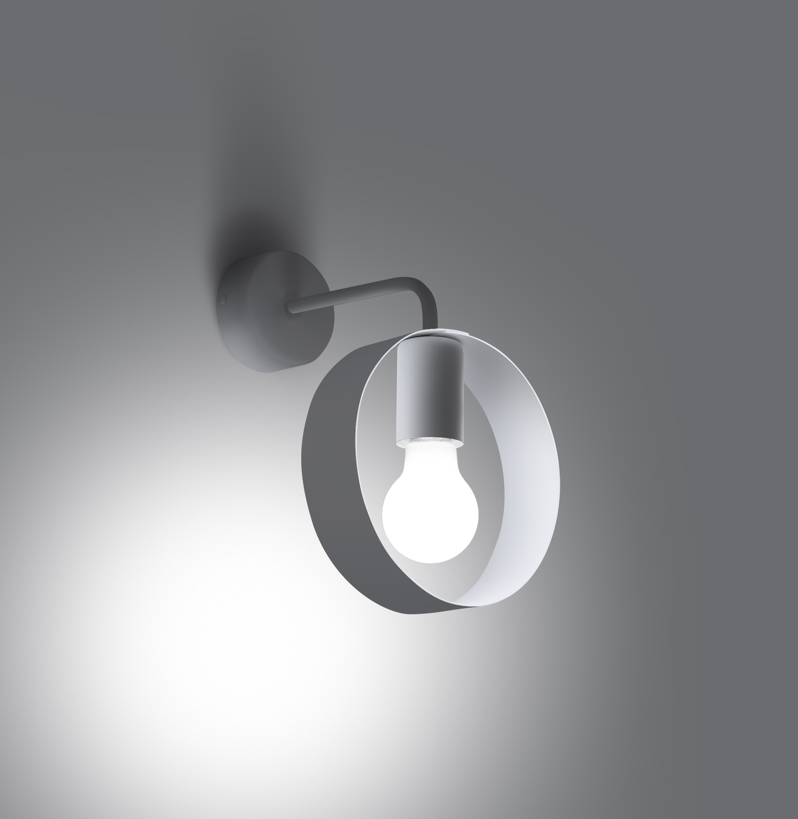 Vägglampa TITRAN 1 vit + 1x LED-lampa E27 3000K varm 7,5W 620lm