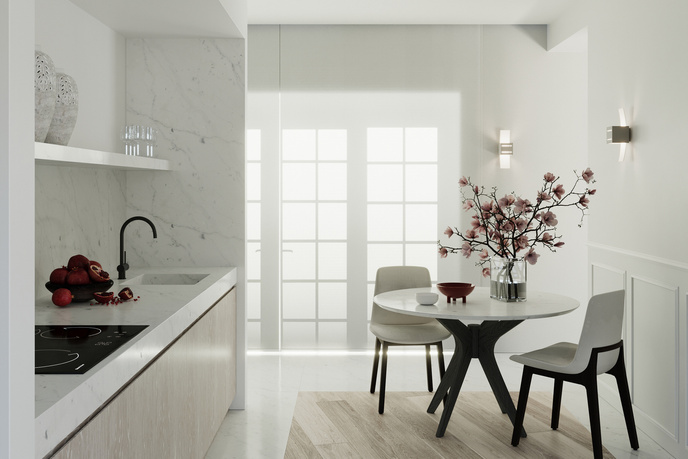 Vägglampa LORETO grå + 1x LED-lampa G9 3000K varm 4,5W 510lm