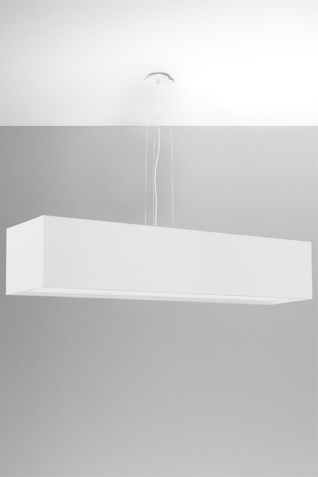 Ljuskrona SANTA 120 vit + 5x LED-lampa E27 3000K varm 7,5W 620lm