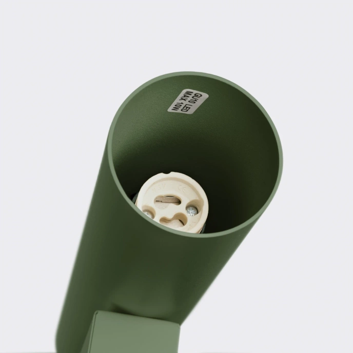 Vägglampa LAGOS 2 olivgrön