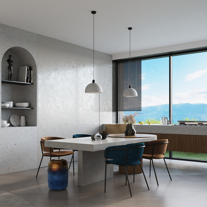 PABLITO taklampa + 1x LED-lampa E27 3000K varm 7,5W 620lm