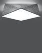 Plafond HEXA 45 CEKIN + 3x LED-lampa E27 4000K Kall 7,5W 650lm