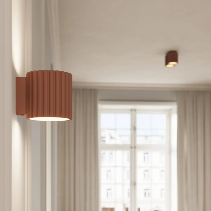 Vägglampa AURA mocha G9