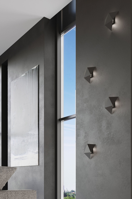 Vägglampa SOLIDO svart + 1x LED-lampa G9 4000K Cold 4,5W 530lm