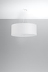 Ljuskrona OTTO 70 vit + 6x LED-lampa E27 3000K varm 7,5W 620lm