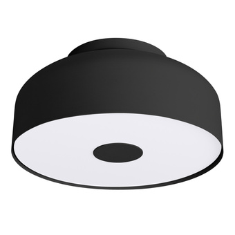 Plafond OMIQ svart + 4X LED-lampa E27 4000K Kall 7,5W 690lm