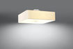 Plafond LOKKO 55 vit + 5x LED-lampa E27 4000K Kall 7,5W 650lm