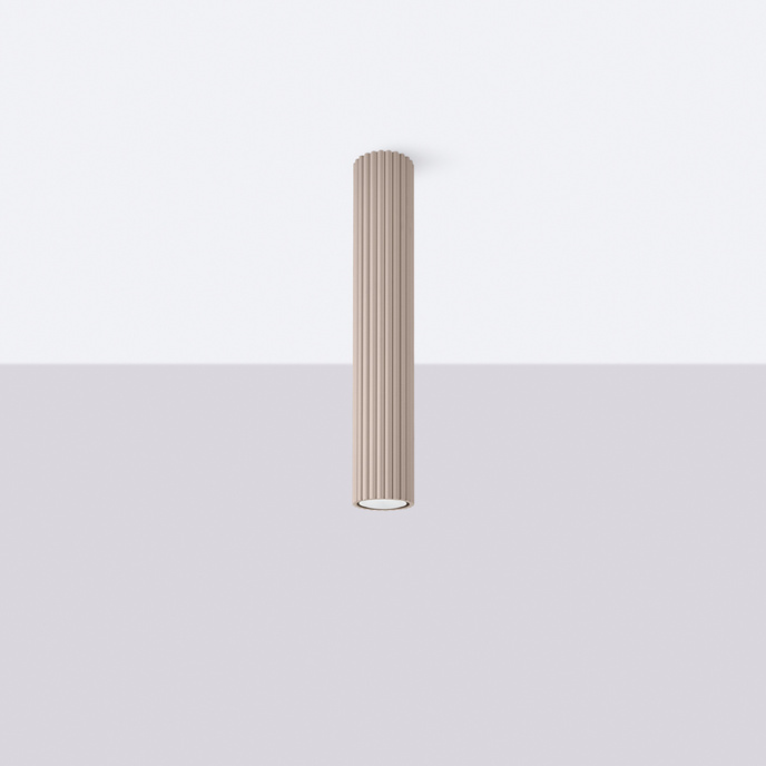 Taklampa KARBON 40 taupe